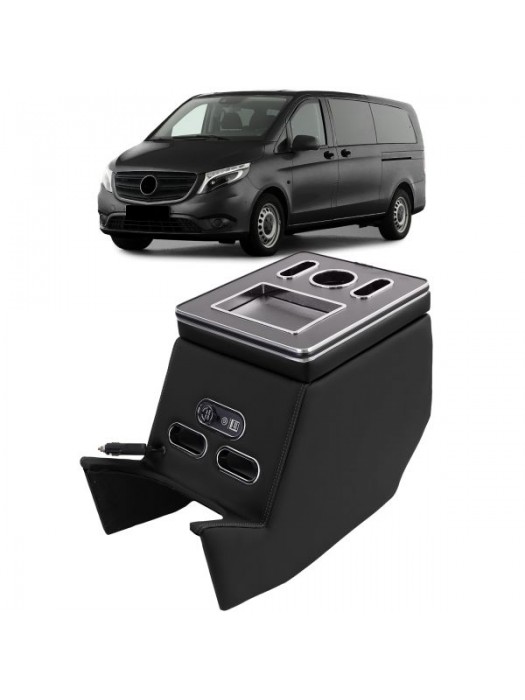 Středová konzole Mercedes Benz V W447 (V-class) s USB - černá